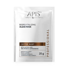 Lade das Bild in den Galerie-Viewer, APIS COFFEE SHOT Biorevitalisierende Algenmaske mit Kaffeesäure und Arabica-Kaffeebohnen, Anti - Aging, 200 g