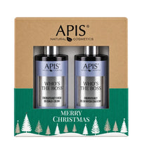 Lade das Bild in den Galerie-Viewer, APIS Weihnachtsset „WHO'S THE BOSS“ – Körper- und Handcreme + energetisierendes 3-in-1-Duschgel