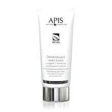 Lade das Bild in den Galerie-Viewer, APIS DETOX Entgiftende Gel-Maske mit Bambuskohle und ionisiertem Silber, 200 ml