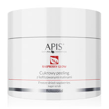 Lade das Bild in den Galerie-Viewer, APIS RASPBERRY GLOW, Zucker-Peeling mit gefriergetrockneten Himbeeren, 220 g