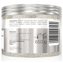 Lade das Bild in den Galerie-Viewer, APIS INSPIRATION, Glättendes Badesalz mit Mineralien aus dem Toten Meer, Meeresalgen und Kokosflocken, 650 g