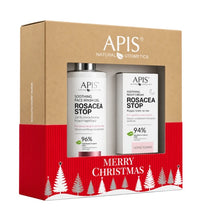Lade das Bild in den Galerie-Viewer, APIS Weihnachtsset ROSACEA STOP: Gesichtsreinigungsgel + Nachtcreme
