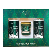 Lade das Bild in den Galerie-Viewer, APIS WINTER DREAM Geschenkset: Duschgel + Bodylotion + Kerze
