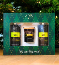 Lade das Bild in den Galerie-Viewer, APIS SUNNY RIO Weihnachtsset: Duschgel + Lotion + Kerze
