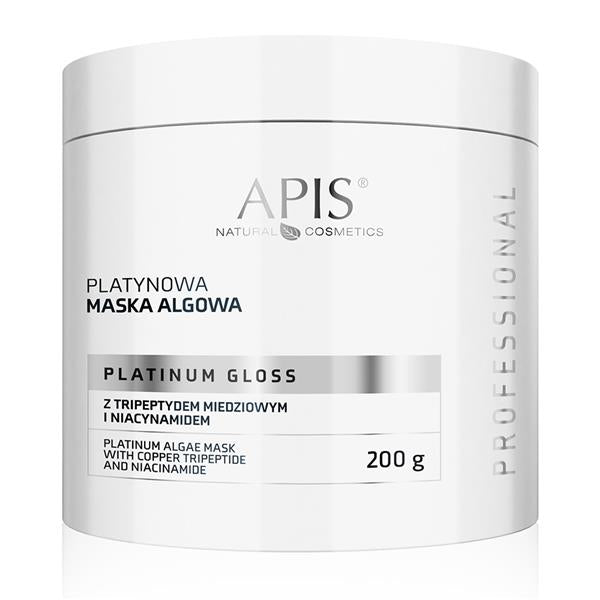 PLATINUM GLOSS, Platinum Algenmaske mit Kupfertripeptid und Niacinamid, Anti - Aging 200g