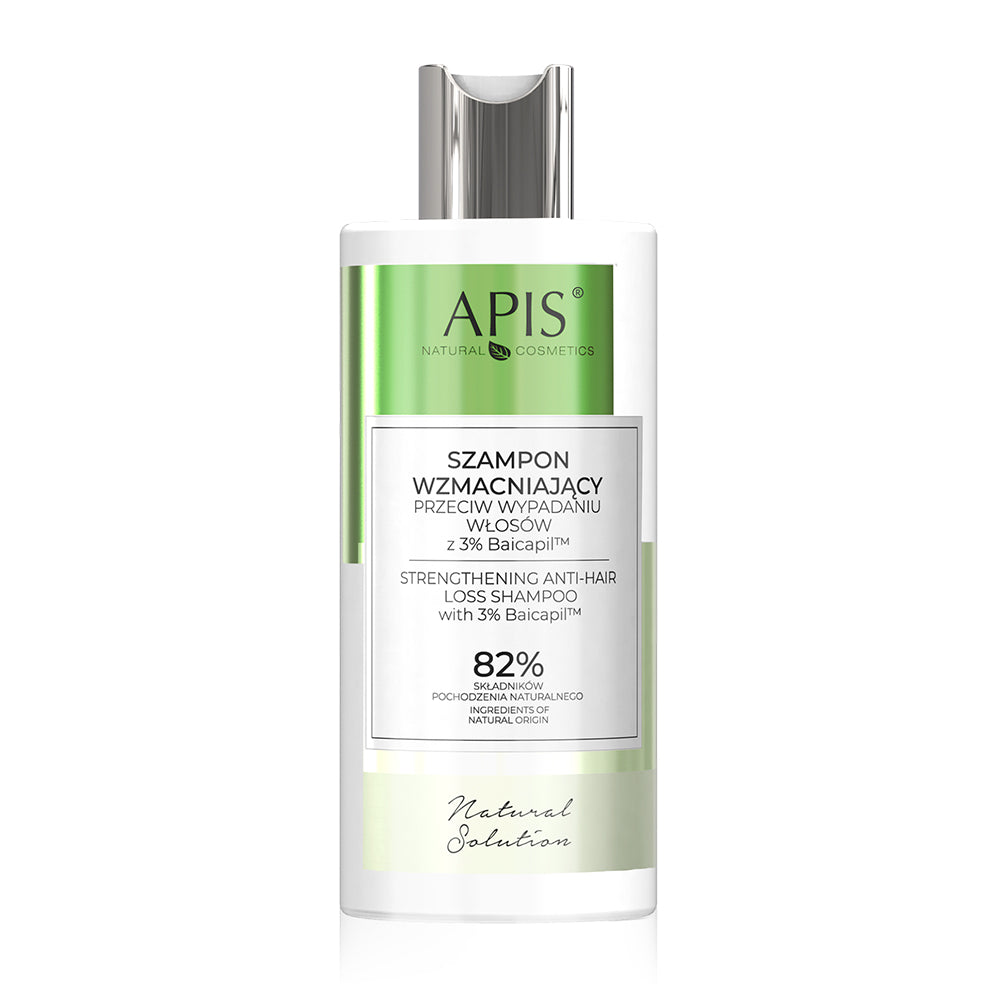 NATURAL SOLUTION, Kräftigendes Shampoo gegen Haarausfall mit 3% Baicapil, 300 ml